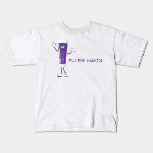 Purple nasty pint Kids T-Shirt